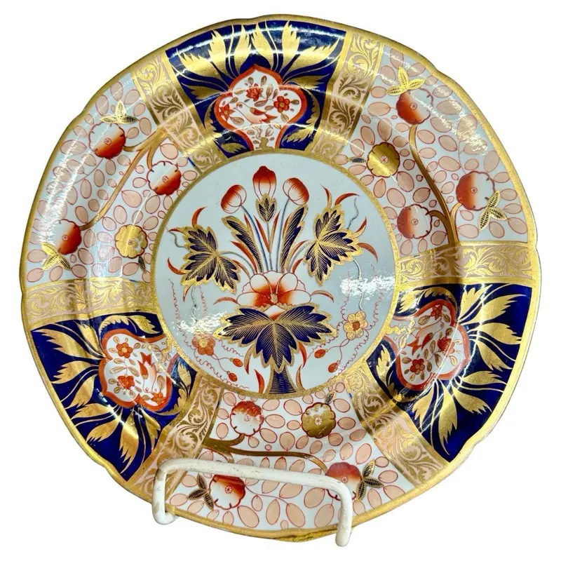 Antique English Spode Ironstone Imari Cabinet Plate