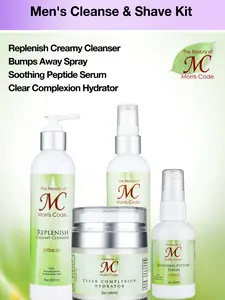 Morris Code Beauty Men's Cleanse & Shave Skin Care Product System