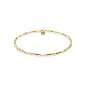 Classic 2mm | Gold Filled Beaded Bracelet
