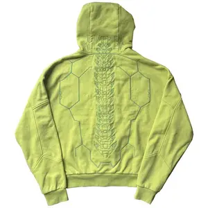 Zero Hoodie Long Sleeve Stylish Wear for Anime Fans Fashion Streetwear Menswear with Unique Hexagon Design on Back