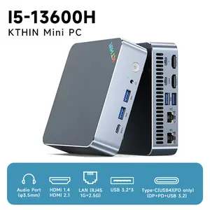 TikTok Shop Spring Glow Up! Ultra-Compact Intel i5-13600H Mini PC with 32GB DDR5, 512GB SSD & Dual 2.5G LAN – Windows 11 Pro 4K Gaming/Home Office PC, Computer