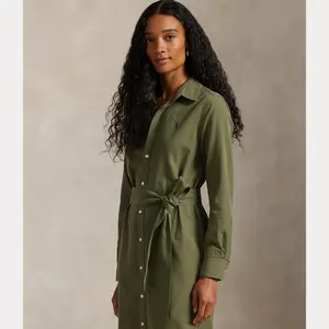 Polo Ralph Lauren - Cotton-Linen Belted Shirtdress
