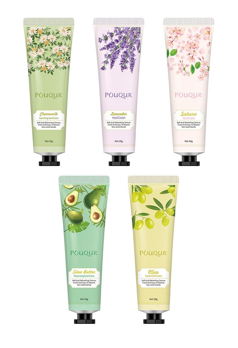 Five Scent Hand Cream Bundle, Buy One Get One Moisturizing Formula, Lightweight Hydrating Hand Care for Smooth Skin, Pocket Size for Work, Travel, Outdoor and Everyday Use