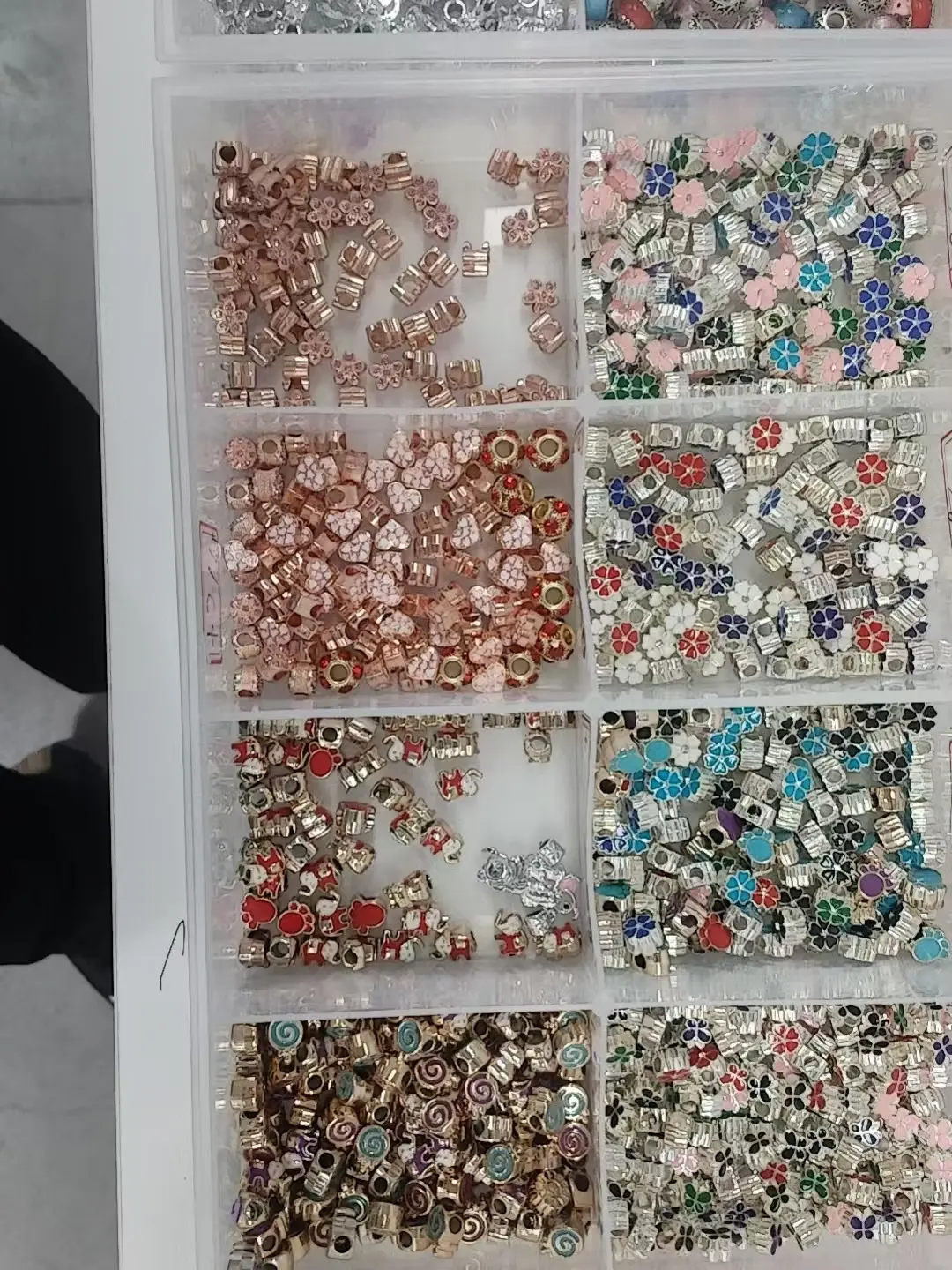 6P Mixed Large Hole Beads for Bracelets