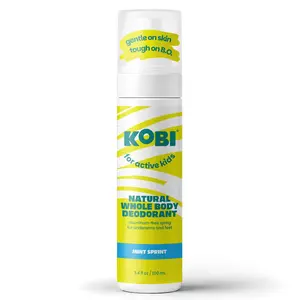 Kobi Whole Body Deodorant Spray for Kids, Teens, Boys, Girls - Natural & Aluminum-Free - Multiple Scent Options