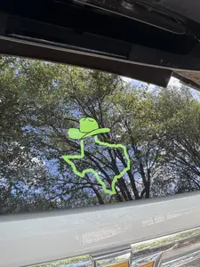 Texas Cowboy Hat Outline Decal- High-Quality Weatherproof Vinyl for Trucks Cars Tumblers & Toolboxes - Show Your Southern Spirit and Western Style
