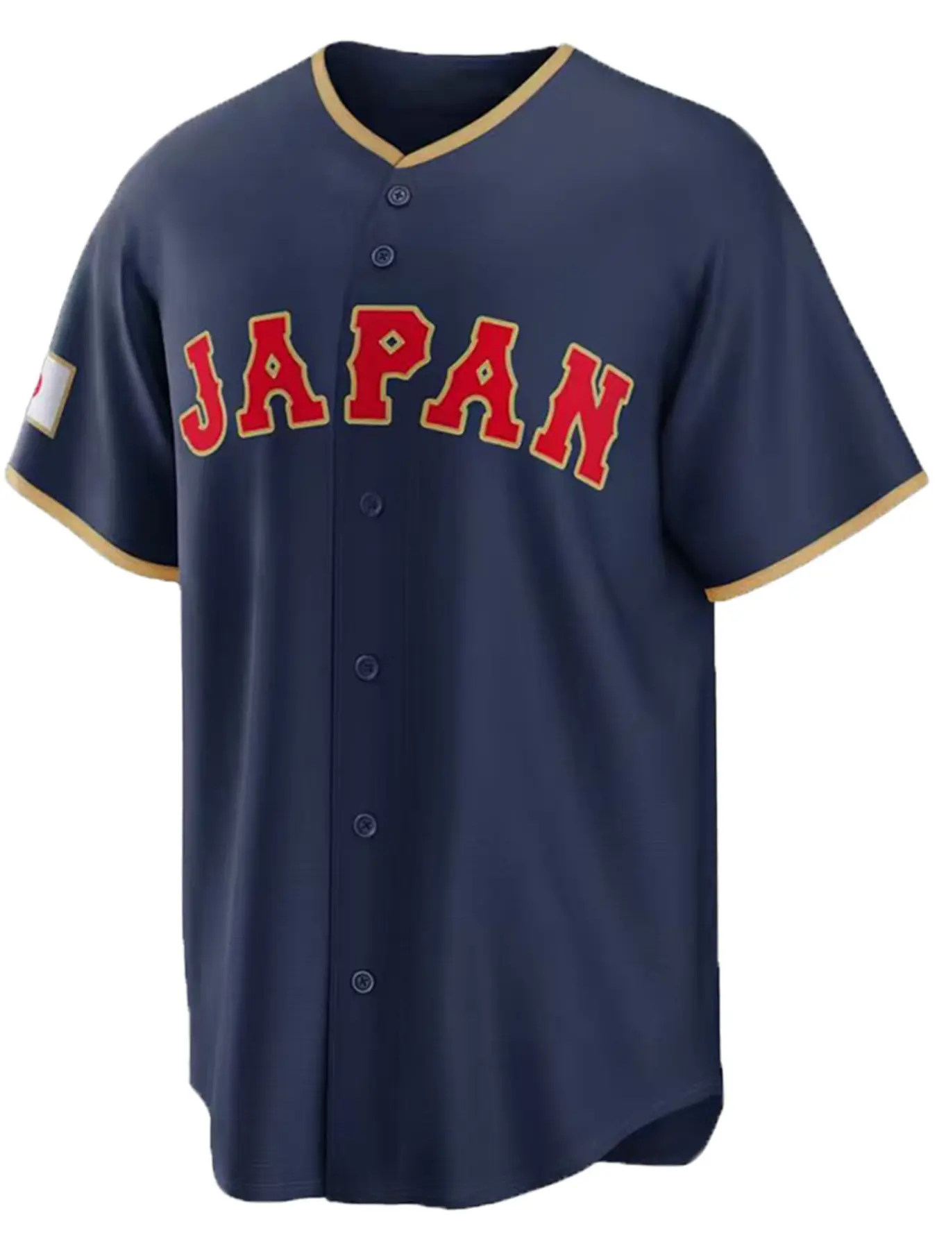 Mens Baseball Jersey, Jersey Top, Sportswear Top, 16 Blue Embroidered Sports Shirt, Casual Short Sleeve Button T-Shirt, Long Fitted Style, Casual Sporty Top, All Seasons Wear
