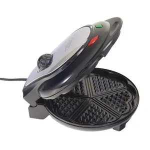 Danish Waffle Maker, 5 of Hearts Villa Ware Model, 11.75 x 5 x 9 Inches, Elegant Design, Flower Shaped Waffle Specialty Kitchen Appliance