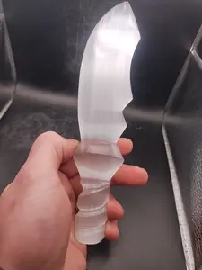 8 inch selenite knife! 7 ounces!