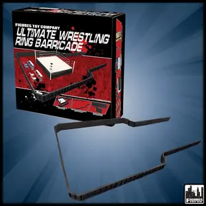 Ultimate Wrestling Ring Barricade Playset for WWE & AEW Wrestling Action Figures