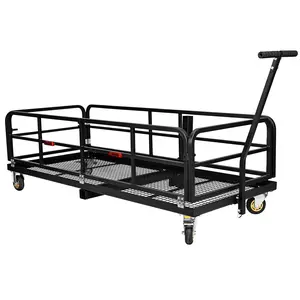 Garvee Heavy Duty Folding Hitch Cargo Carrier Rack – 60" x 26" Steel Luggage Basket – 750 lbs Capacity – Fits 2" Receiver – Built-In Handle & Wheels – Perfect for SUV, Truck, Trailer, RV – Ideal for Travel, Camping, Cargo Management