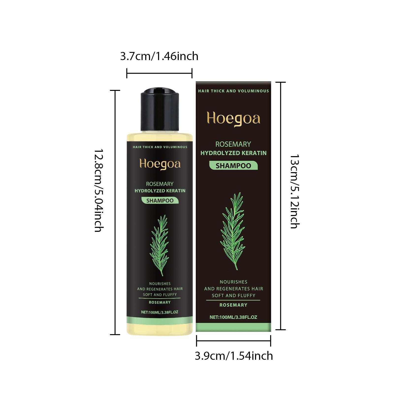 [Mother's Day & Father's Day] The Family's Top Choice: Rosemary Hair Regrowth Shampoo, 100 ml. Herbal Extracts, Oil-Control Formula. Nourishes and Conditions Hair, Leaving It Soft, Manageable, and Voluminous. Anti-Hair Loss Moisturizing