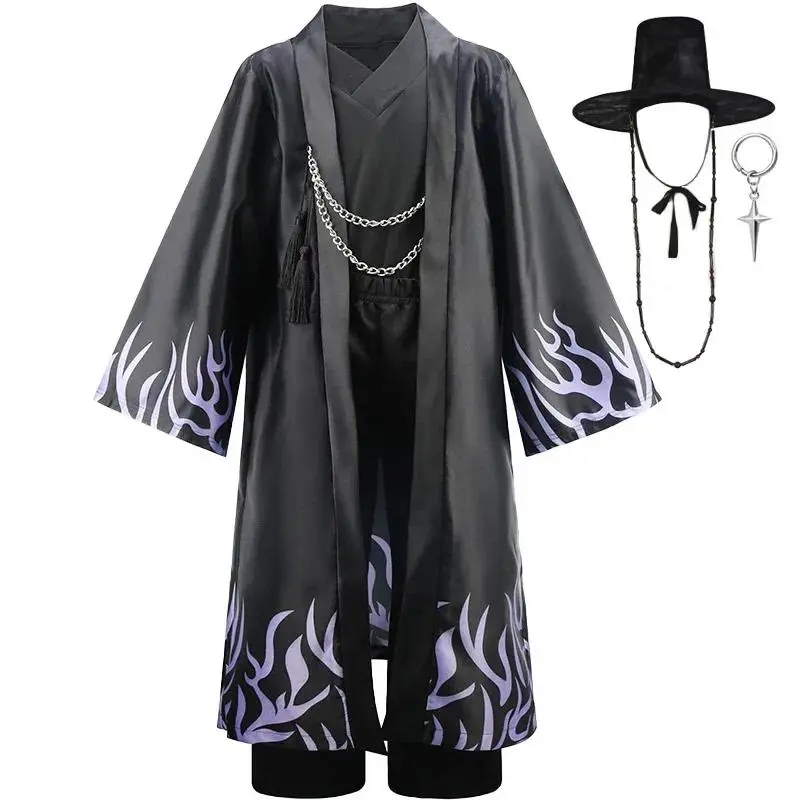Cosplay Costume stage performance costumes K-POP male cosplay props, party cosplay costumes, Korean national costumes boys Idol