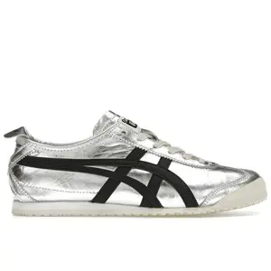 Onitsuka Tiger Men's Mexico 66 Pure Silver Black Running Shoes, from StockX