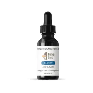 Clearly Balanced Days, Lion's Mane Mushroom Extract:  Clarity, Wellness Supplement, Digestion, Memory, Heart, Healthcare Dietary mushroom supplement