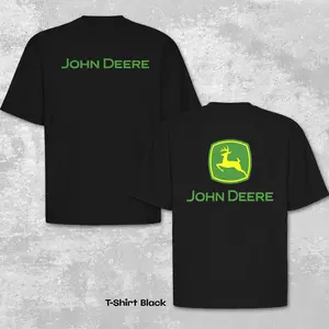 John Deere Tractor Graphic T-Shirt, Farming Equipment Tee, Heavy Equipment Workwear Shirt, Country Lifestyle Apparel, Blue Collar Pride Streetwear, Vintage Farm Graphic Tee For Men and Women, Premium Cotton Multicolor Oversized Fit, USA Rural Style S–5XL