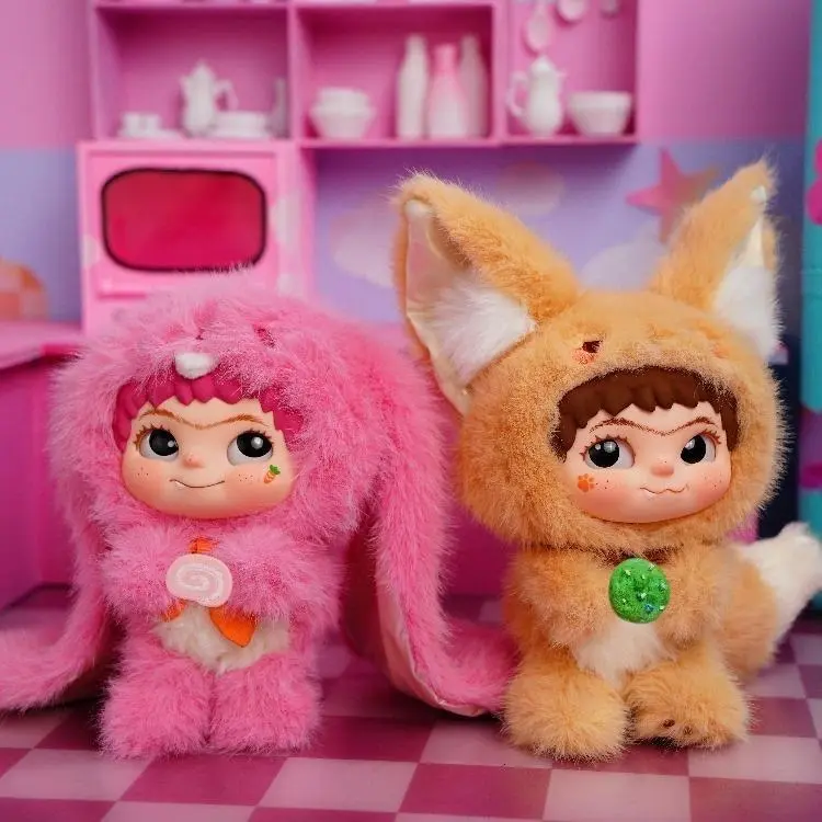 [Holiday Gift]WAKUKU Fox Mimi Trick Diary Blind Box – Cute & Playful Holiday Gift Plush Figure, Adorable Collectible for All Ages with Surprise Characters Blindbags