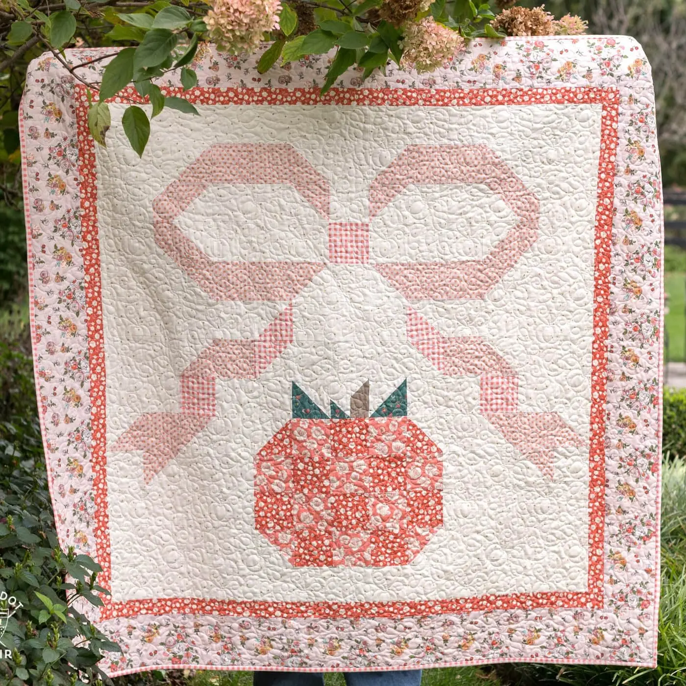 Bows & Monograms Quilt Pattern