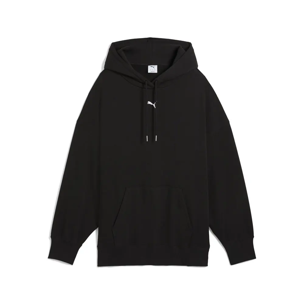 PUMA Womens Wardrobe Essentials Oversized Hoodie Casual Outerwear Casual - Black