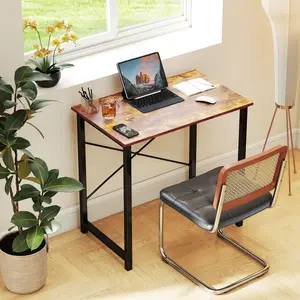 Standing Desk, 31 Inch Portable Small Desk Adjustable Height, Rolling Home Office Desks with Wheels, Sit Stand Desk for Bedroom Walking Pad Home Office Small Space