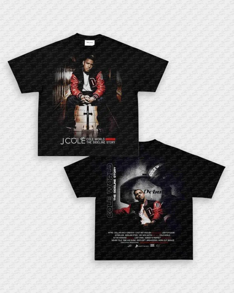 THE SIDELINE STORY TEE J. Cole Hip Hop Icon Vintage Graphic Tee, The Fall-Off Album Fan Gift T-Shirt t010726112