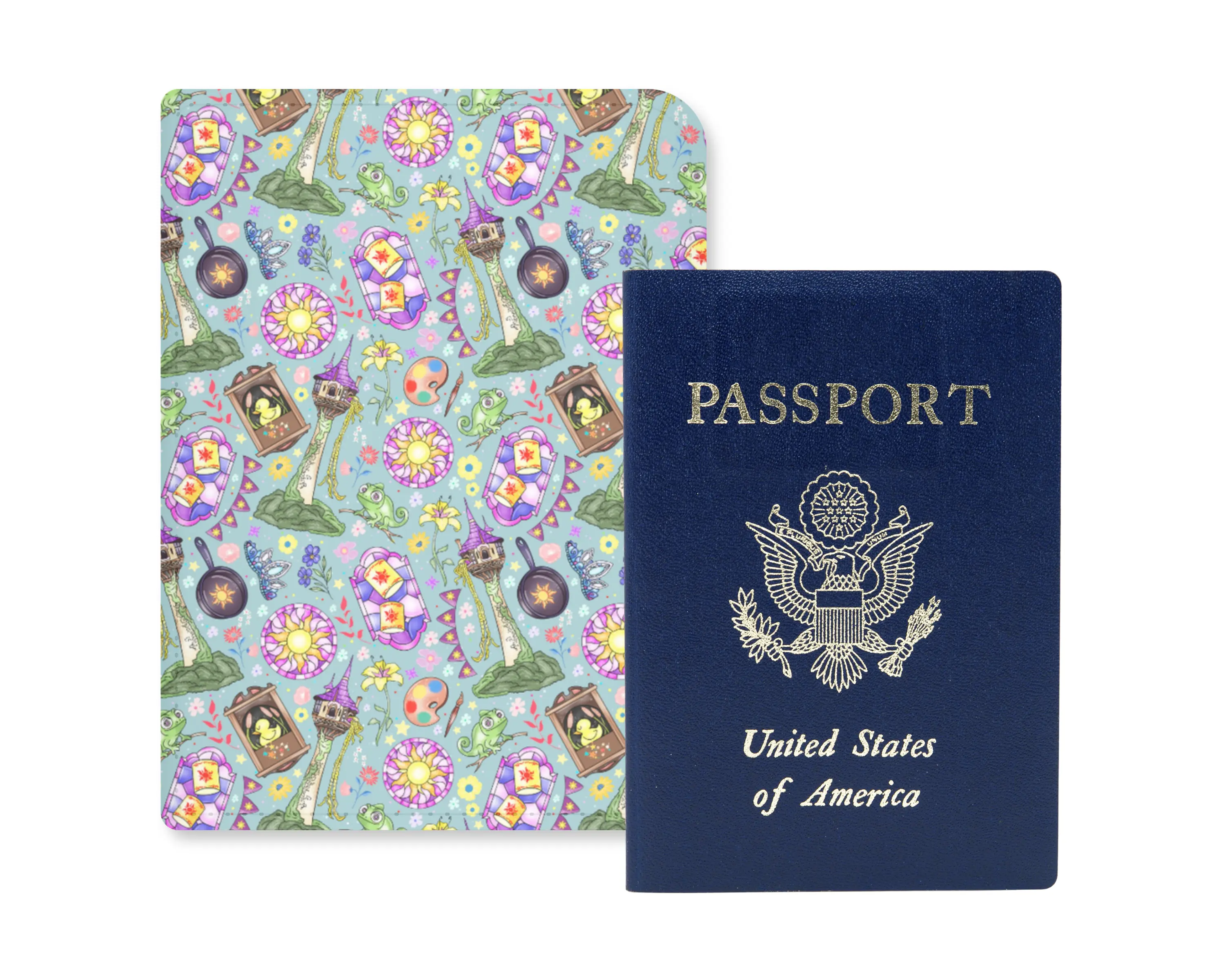 Tangled Inspired Passport Holder