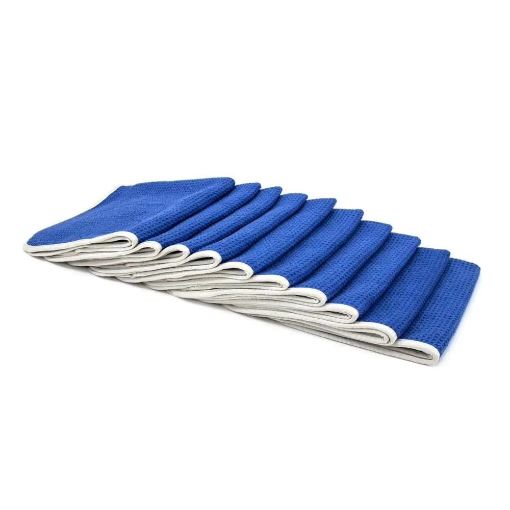 [No Streak Freak] Microfiber Window and Mirror Waffle Towel (16"x16") - 10 pack