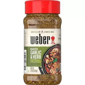 Weber Roasted Garlic and Herb Seasoning with Shaker, 7.75 oz - Add Flavor to Your Cooking - Spice