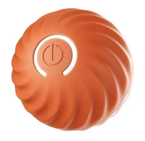 Smart Interactive Pet Ball Toy - Automatic Self-Moving Jumping Ball for Cats & Dogs - USB Rechargeable Silicone Toy with Motion Sensor