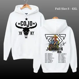 Cody Johnson Live 2026 Hoodie Country Music Concert Sweatshirt, Vintage Graphic Hoodie, Fan Gift for Him, Unisex Casual Streetwear Outfit