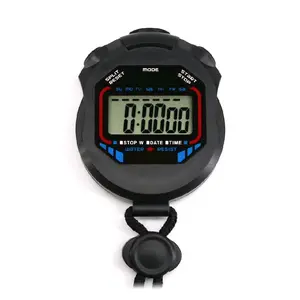 Multi-function Professional Handheld Electronic Digital LCD Chronograph Timer Stopwatch Sportwatch Waterproof