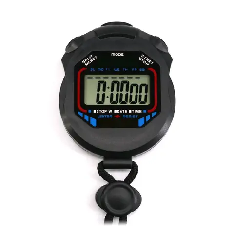 Multi-function Professional Handheld Electronic Digital LCD Chronograph Timer Stopwatch Sportwatch Waterproof