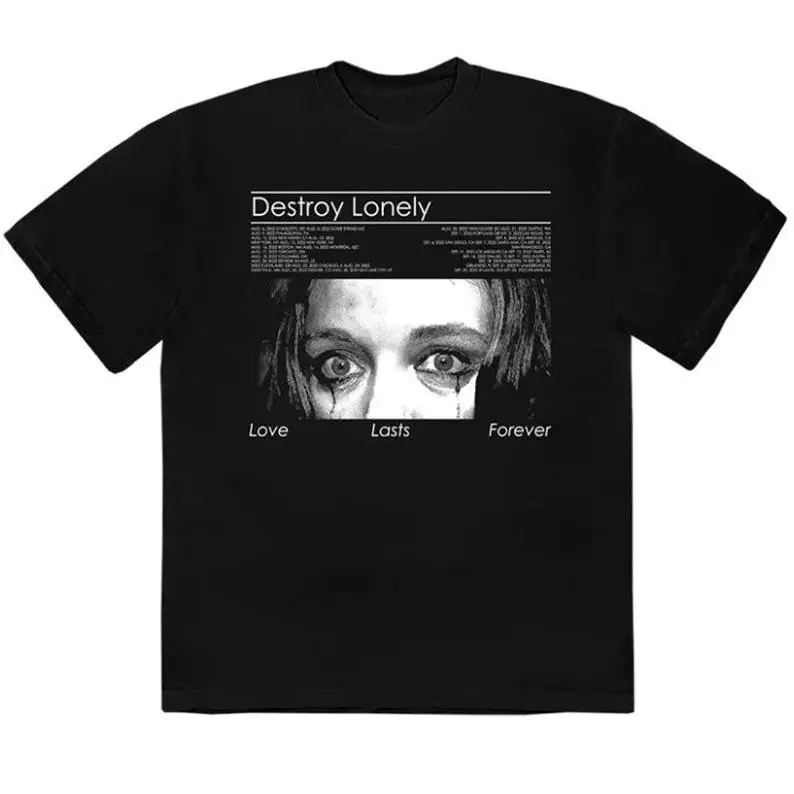 Destroy Lonely Forever Tour Concert Graphic Tee In The Air Vintage Shirt HY6364