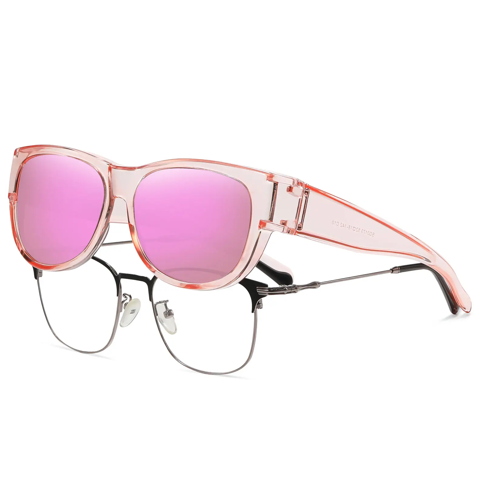 M Size Pink Frame Pink Lens