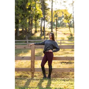 Heavyweight Zip Winter Breeches | Merlot