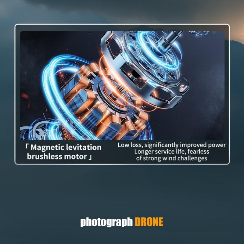 RC Drohe with 4K Dual Camera ObstacleAvoidance Foldable FPV Drone Long FlightTime for Beginners