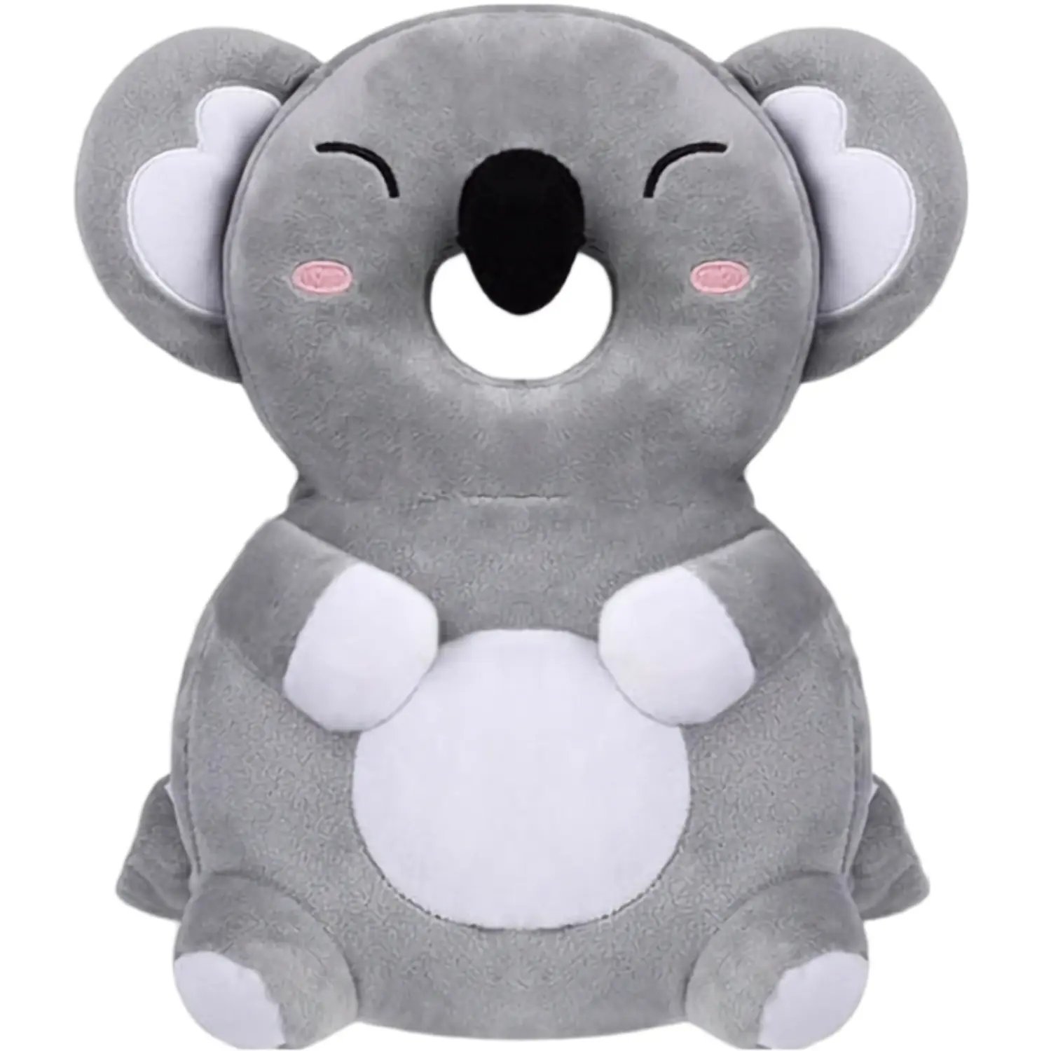 Baby Head Protector Backpack – Adjustable Straps - Lightweight Toddler Safety Cushion Gear for Crawling & Walking Indoors & Outdoors - Racoon