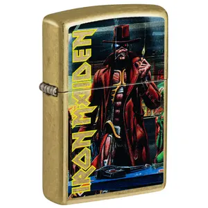 Iron Maiden Stranger Design Street Brass Pocket Lighter - Made in USA