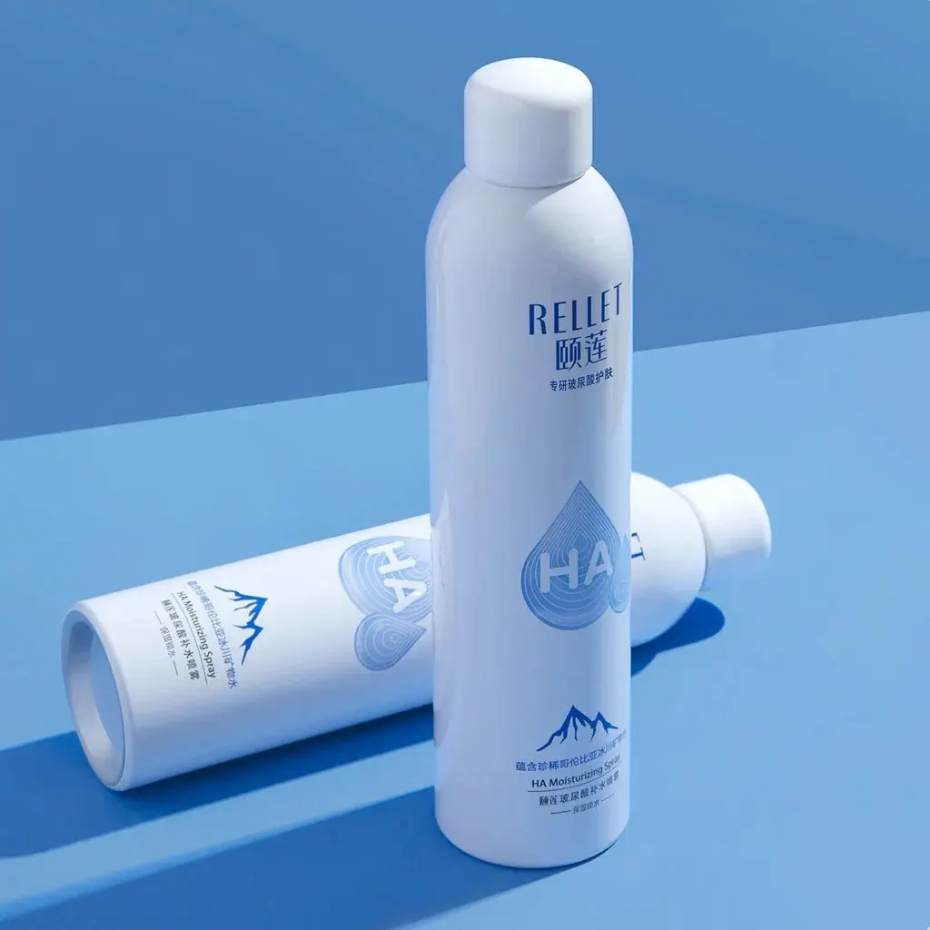 YILIAN Hyaluronic Acid Moisturizing Mist Spray Bottle (300ml) - Rellet Lightweight Mineral-Infused Moisturizer, Daily Hydrate, Soothing, Youth-Enhancing, Easy Absorption, All Skin Types, No Harmful Additives, Regulated Formula