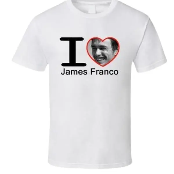 James Franco T Shirt - I Heart Love Franco Tees Tshirt Classic Cotton Menswear Top