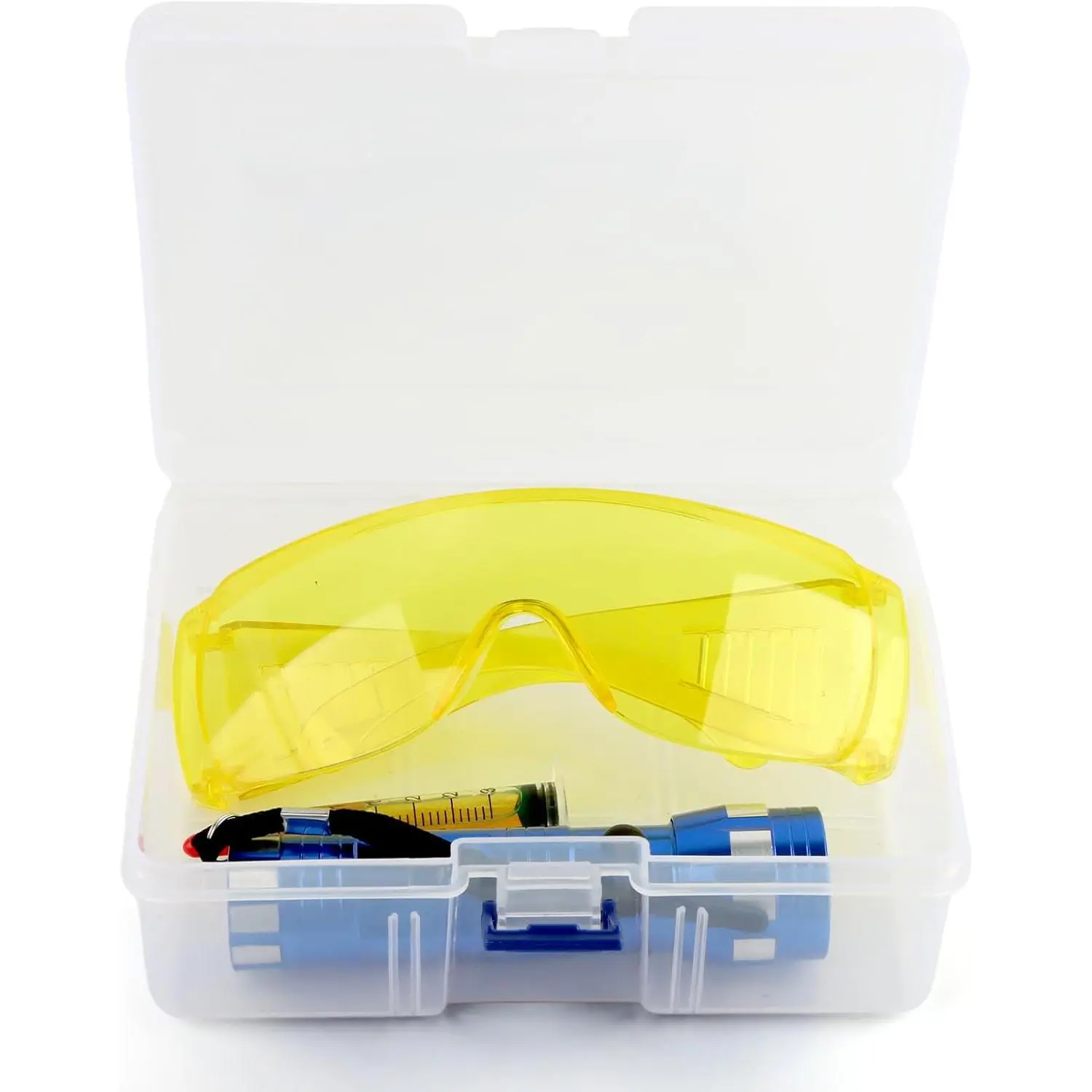 Leak Detector Kit, Air Conditioner Leak Detector Tool, AC Leak Detector Kit,Auto Air Conditioner Leak Detection Kit UV Oil Dye Leak Detection Kit