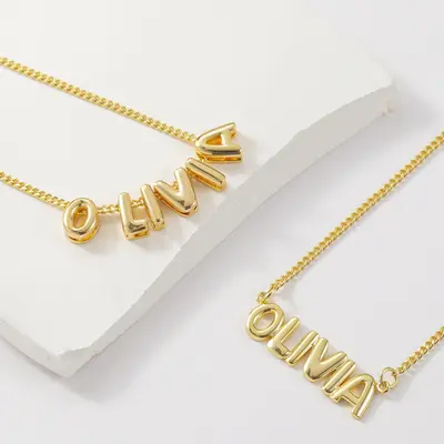 Bubble Necklace Name TikTok Shop