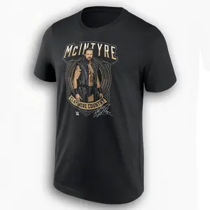 WWE Drew McIntyre T-Shirt, Claymore Country Graphic Tee, Mens Wrestling Fan Apparel, Black Merch Gift
