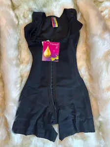 Stage 2 and Postpartum Body Shaper with Silicone Lacing for Daily Wear - Lipo Reduction Faja Etapa 2 - Tummy Tuck Faja MC034