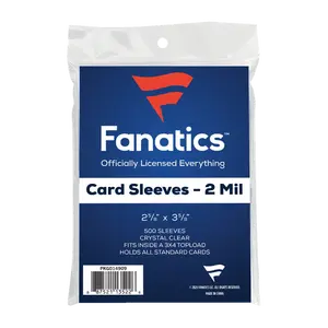 Fanatics Card Sleeves/ Penny Sleeves (2mil) 2 5/8 x 3 5/8 - 500ct