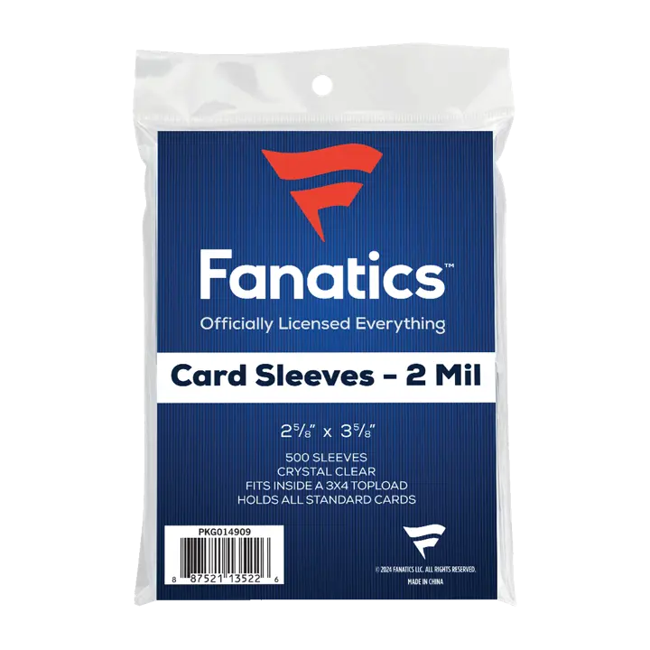 Fanatics Card Sleeves/ Penny Sleeves (2mil) 2 5/8 x 3 5/8 - 500ct - TikTok Shop Fanatics Card Sleeves/ Penny Sleeves (2mil) 2 5/8 x 3 5/8 - 500ct - TikTok Shop