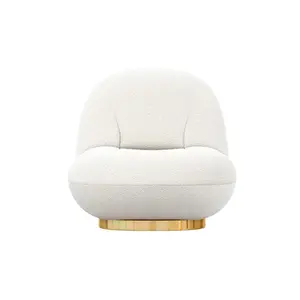 Breeze Boucle Chair, Gold