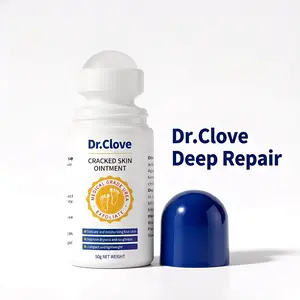 Dr.Clove 5% Urea Cracked Heel Repair Roller - Medical Grade Ointment for Dry Cracked Feet & Callus, Mess-Free Foot Care, 1.76oz (50g)