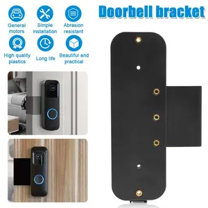 Ring Doorbell Mount, Full Metal Anti-Theft No Drill Mount for Blink Video Doorbell, No Block Motion and Camera Sensors, Easy Install, Nice Doorbell Accessories for Home/Apartment/Dorm Safety Modern doorbell camera