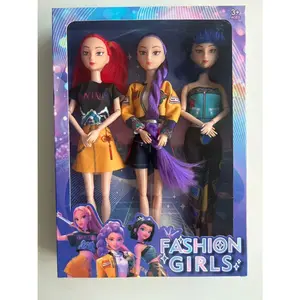 K-pop Rumi Mila Zoey vinyl Dolls Figurine Theme Set Vinyl Dolls 3-Pack K-POP Fans Anime Culture Gift doll Toyset